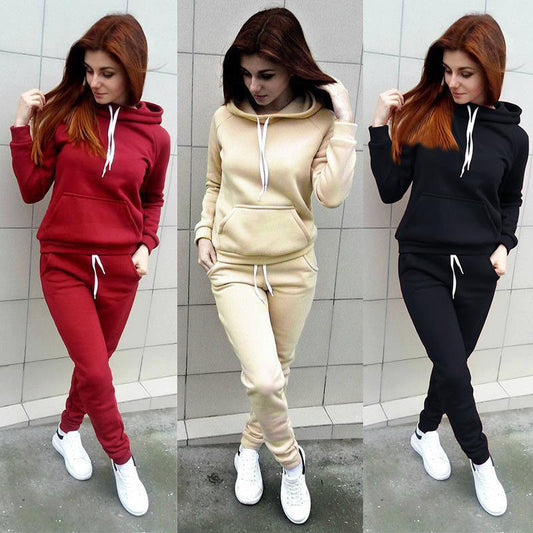 Tops Tracksuit Sweat Suit Women's Set