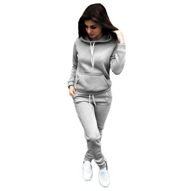 Tops Tracksuit Sweat Suit Women's Set